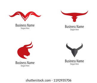 Bull head logo icon