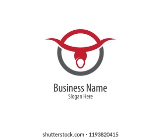 Bull head logo icon