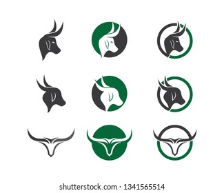 Bull head logo icon