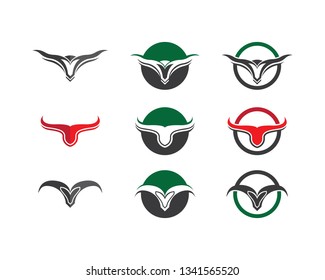 Bull head logo icon