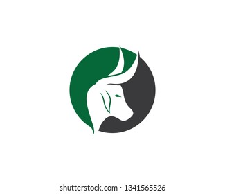 Bull head logo icon