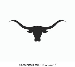 Bull Head Logo Icon Vector Bullhead Stock Vector (Royalty Free ...