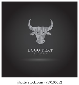 Bull Head Logo Icon Vector Template