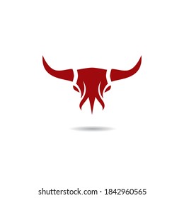 Bull head logo images illustration design