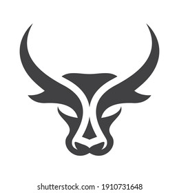 Bull head logo images illustration design
