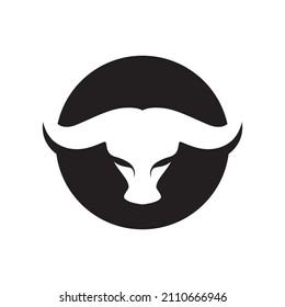 Bull head logo images illustration design