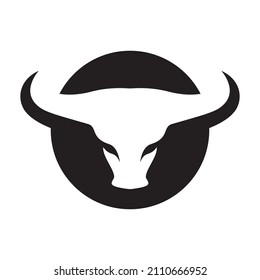 Bull head logo images illustration design