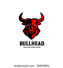 Bull Head Logo Vector
