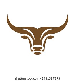 Bull Head Logo Vektor Grafikdesign 