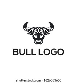 
Bull head logo vector icon