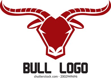 bull head logo vector illustration