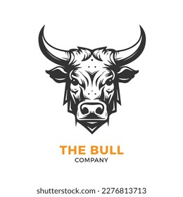 Bull head logo Vector Illustration