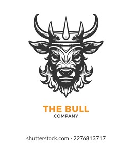 Bull head logo Vector Illustration