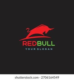 ilustração do vetor do logotipo cabeça de touro