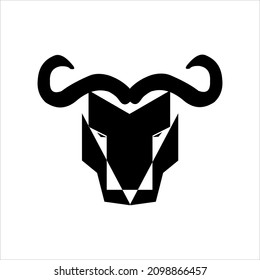 Bull head logo vector template