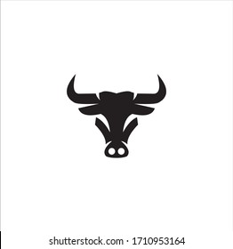 Bull Head Mascot. Buffalo Logo