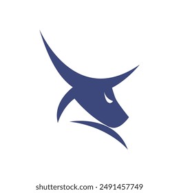 Bull head Red Bull Taurus logo template