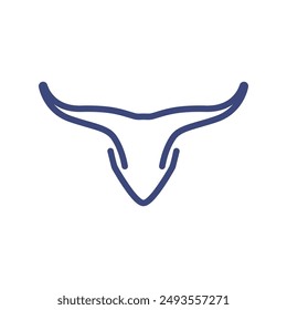 Bull head Red Bull Taurus logo template