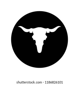 bull head  taurus logo vector