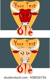 bull head vector