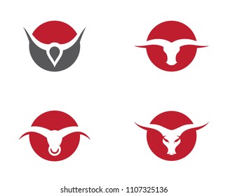 Bull head vector icon