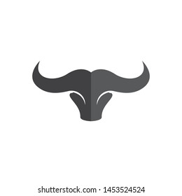 Bull head vector icon illustration