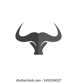 Bull head vector icon illustration