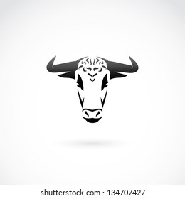 Bull head - vector illustration