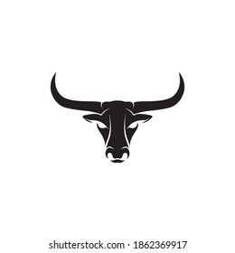 Bull horn and buffalo logo and symbols template icons app