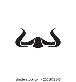 Bull Horn Icon Vector Illustration Logo Template