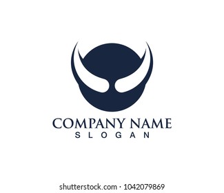 Bull horn logo 