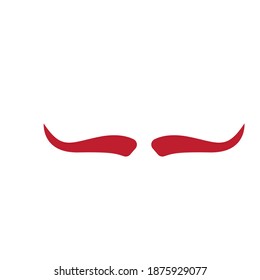 Bull horn logo and symbol