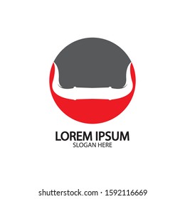 Bull horn logo and symbol template icons app