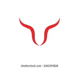 Bull Horn Logo And Symbols Template Icons