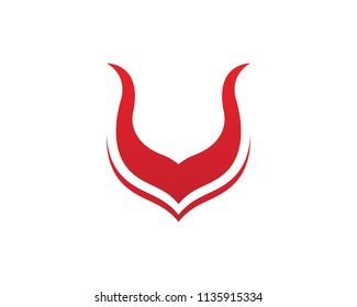 Bull Horn Logo Symbols Template Icons Stock Vector (royalty Free 