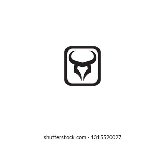 Bull horn logo and symbols template icons app
