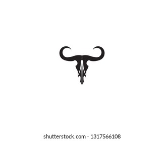 Bull horn logo and symbols template icons app
