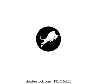 Bull horn logo and symbols template icons app
