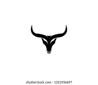 Bull horn logo and symbols template icons app
