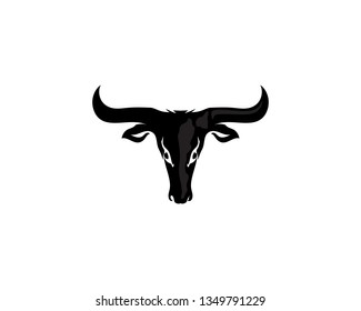 Bull horn logo and symbols template icons app
