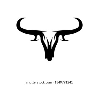 Bull horn logo and symbols template icons app
