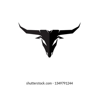 Bull horn logo and symbols template icons app
