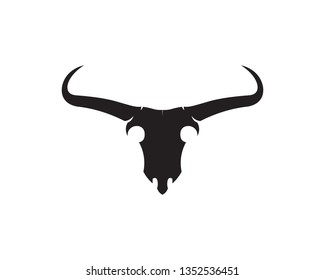 Bull horn logo and symbols template icons app
