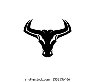 Bull horn logo and symbols template icons app
