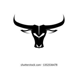 Bull horn logo and symbols template icons app
