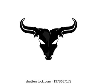 Bull Horn Logo Symbols Template Icons Stock Vector (Royalty Free ...