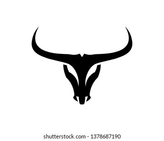 Bull Horn Logo Symbols Template Icons Stock Vector (Royalty Free ...