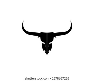 Bull horn logo and symbols template icons app
