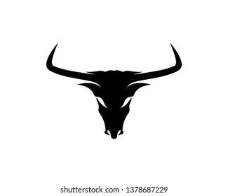 Bull horn logo and symbols template icons app
