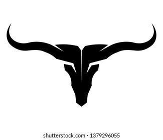 Bull horn logo and symbols template icons app
